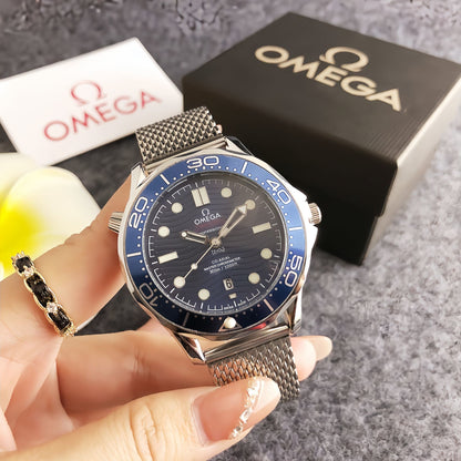 Ocean Phantom Mesh Watch