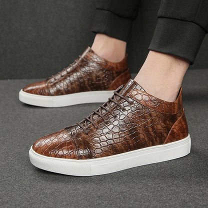 Anthony Sartain Leather Sneakers