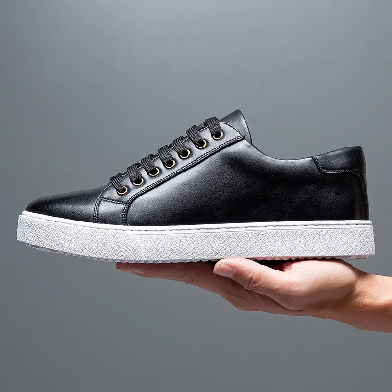 Anthony Veltucci Leather Crossover Sneaker