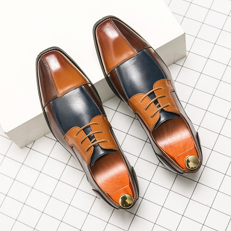 DapperStride Cap Toe Derby Shoes