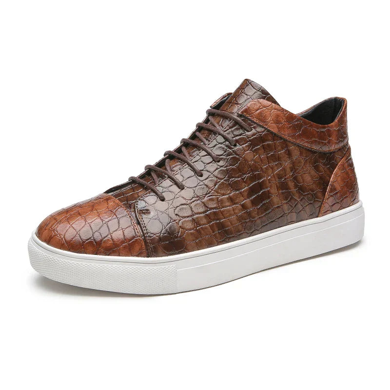 Anthony Sartain Leather Sneakers
