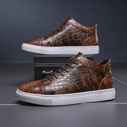 Anthony Sartain Leather Sneakers