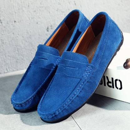Armani Suede Slip-On Loafers