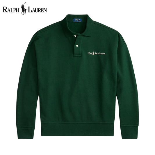 RL Logo Collared Sweatshirt